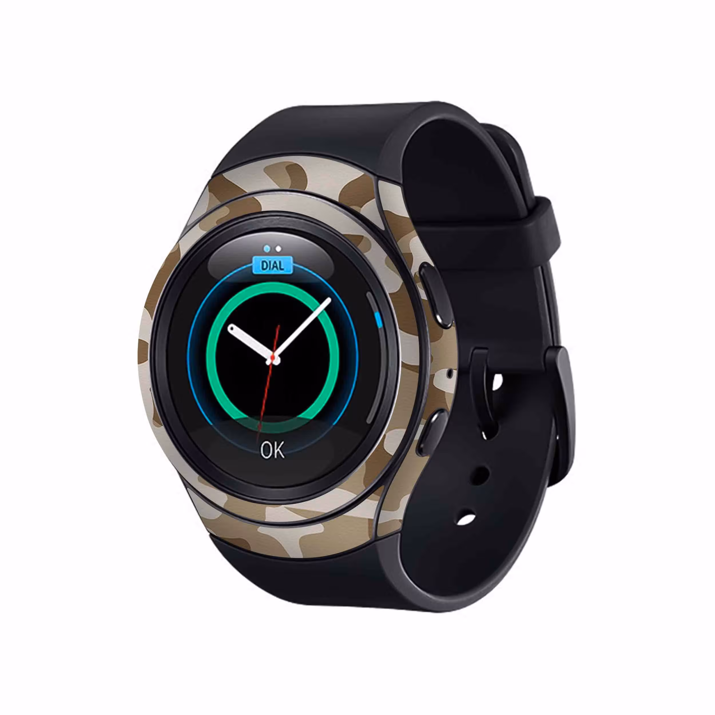برچسب ماهوت طرح Army_Desert مناسب برای ساعت هوشمند سامسونگ Galaxy Gear S2