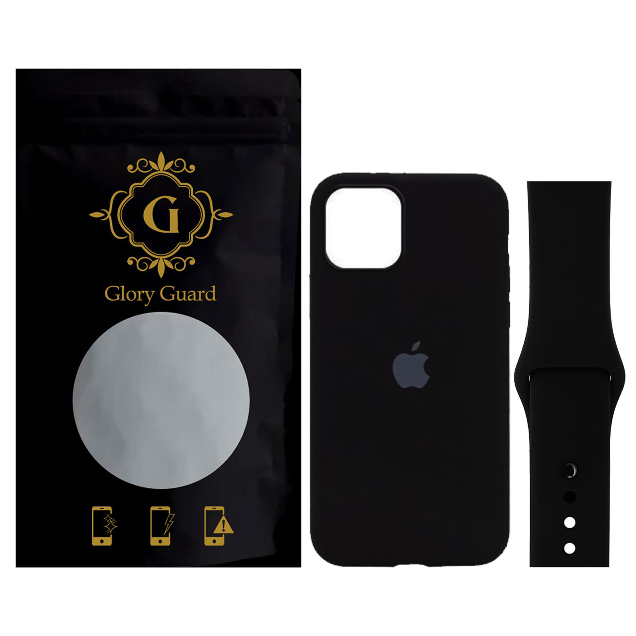  کاور گلوری گارد مدل BSL مناسب برای گوشی موبایل اپل iPhone 11 به همراه بند اپل واچ 38 میلی متری