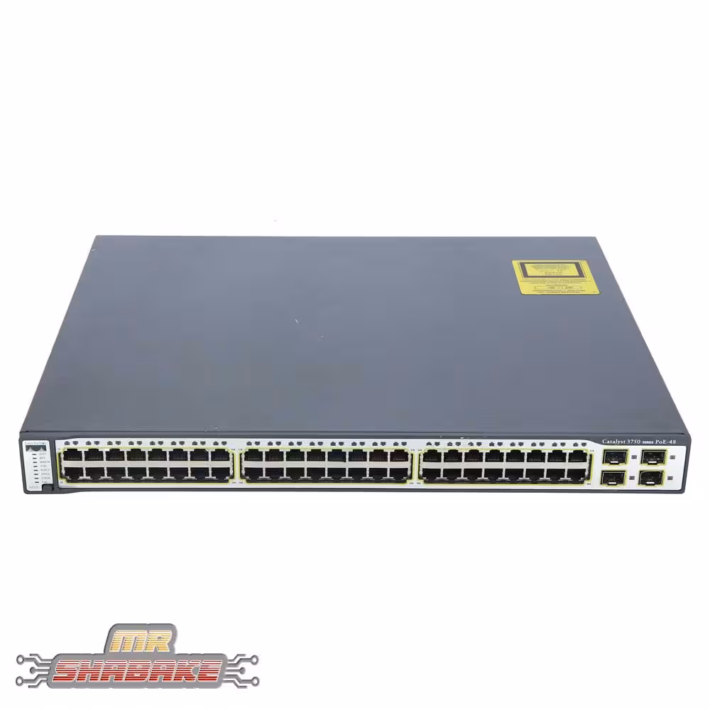 قیمت و خرید سوئیچ سیسکو WS-C3750-48PS-S | مسترشبکه