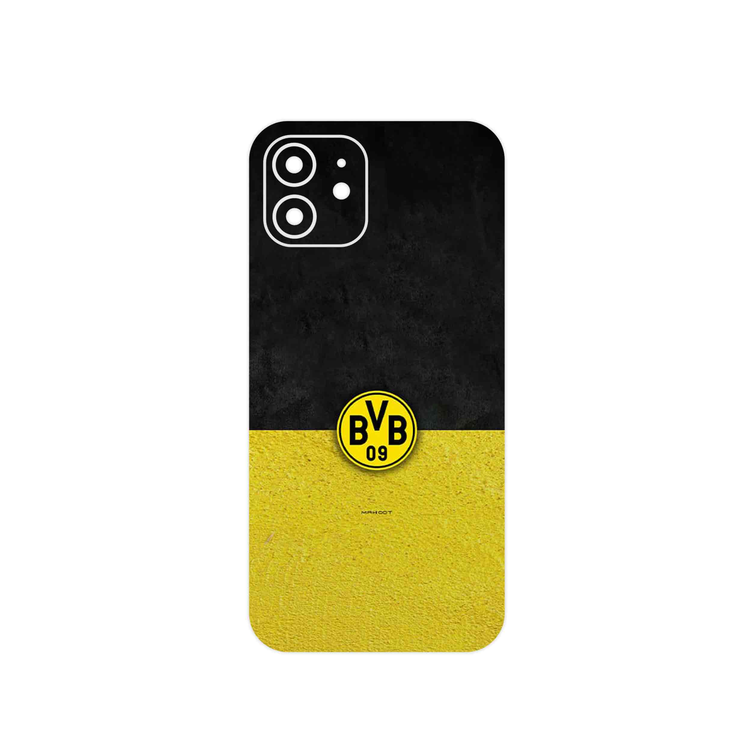 برچسب پوششی ماهوت مدل Borussia Dortmund FC مناسب برای گوشی موبایل اپل iPhone 12
