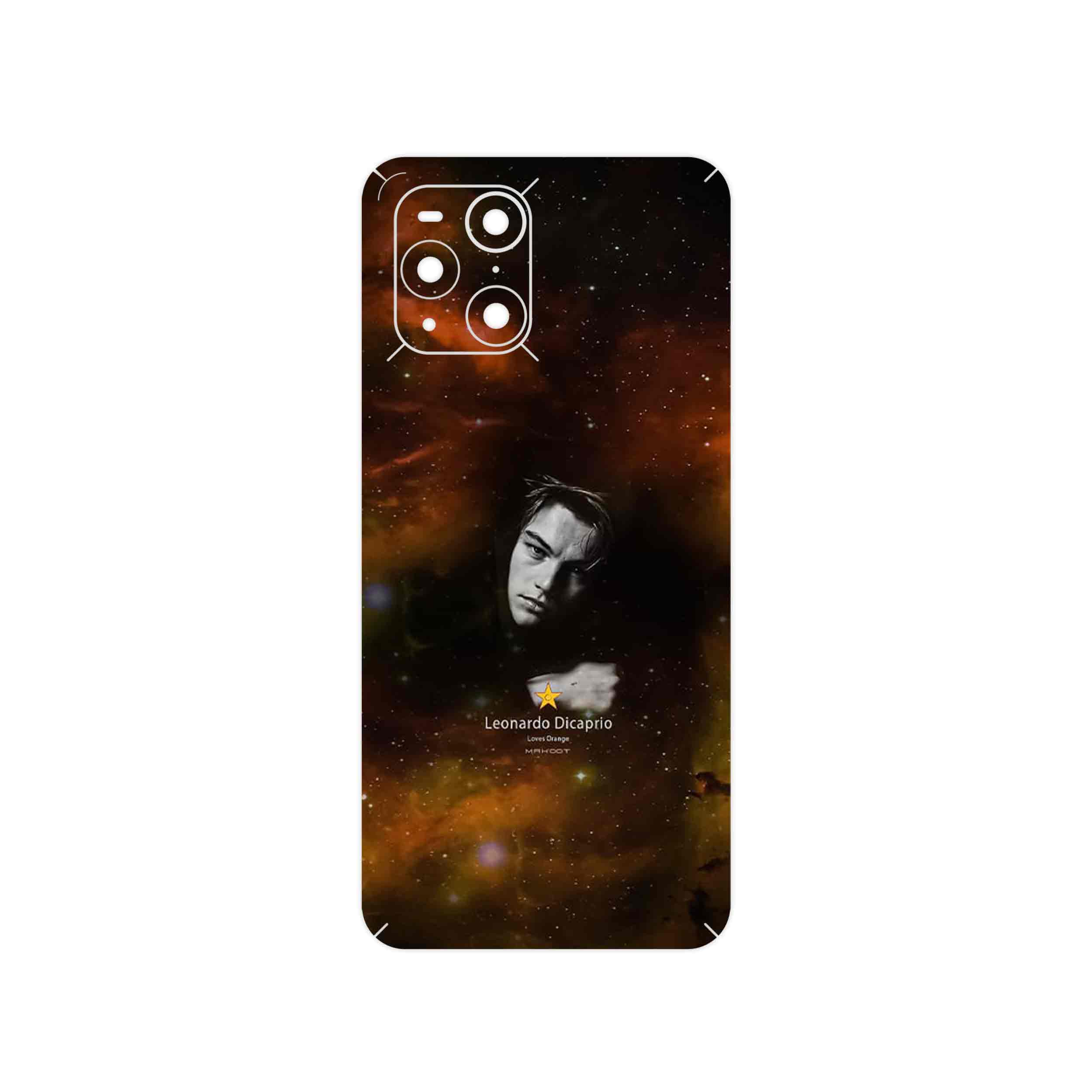 برچسب پوششی ماهوت مدل Leonardo Dicaprio مناسب برای گوشی موبایل اپو Find X3 Pro