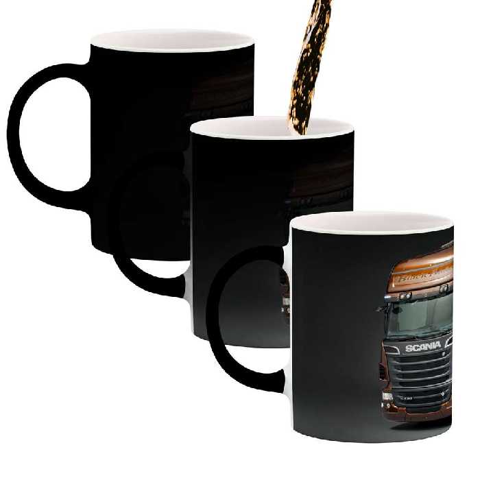 ماگ حرارتی کاکتی طرح کامیون مدل mgh14033