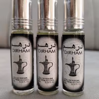عطر رولی یا روغنی زنانه و مردانه درهم DIRHAM برند ارض الزعفران امارات