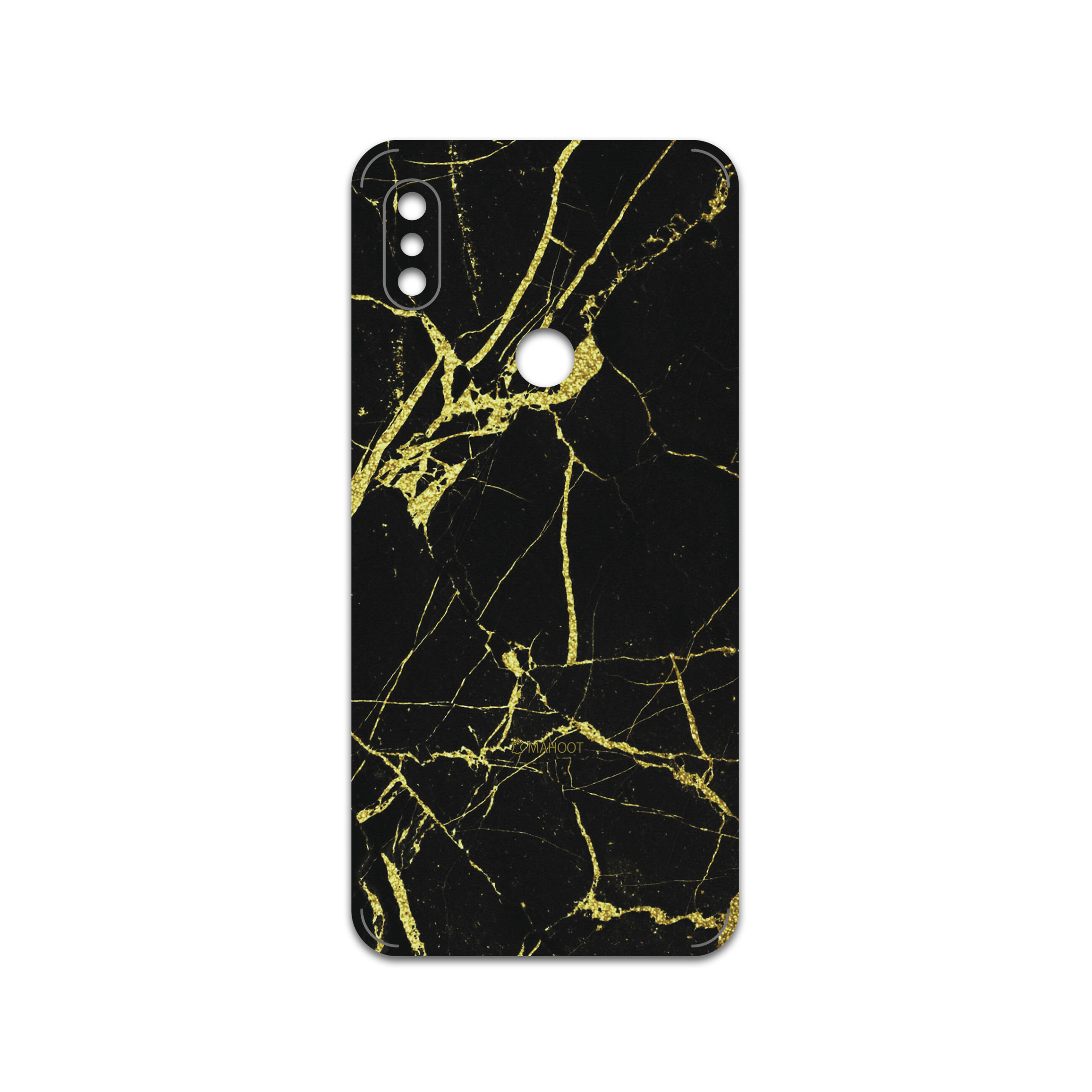 برچسب پوششی ماهوت مدل Graphite-Gold-Marble مناسب برای گوشی موبایل شیائومی Redmi S2