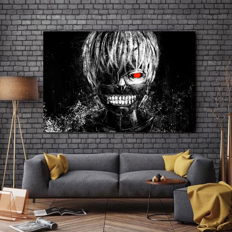 تابلو شاسی طرح انیمه مدل Tokyo Ghoul کد 902 | دنیای قاب