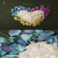 بک گراند عکاسی نوزاد قلب | گرافیک با طعم تربچه