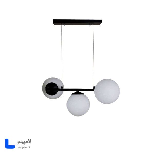 لوستر مدرن مولکولی خطی 3 شعله
