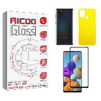 محافظ صفحه نمایش ریکو مدل Ricoo  مناسب برای گوشی موبایل سامسونگ Galaxy A21/A21S  به همراه محافظ پشت گوشی | کالا برتری