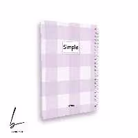 دفتر 100 برگ جلد سخت پیتیکو سری Simple