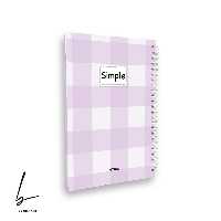 دفتر 100 برگ جلد سخت پیتیکو سری Simple