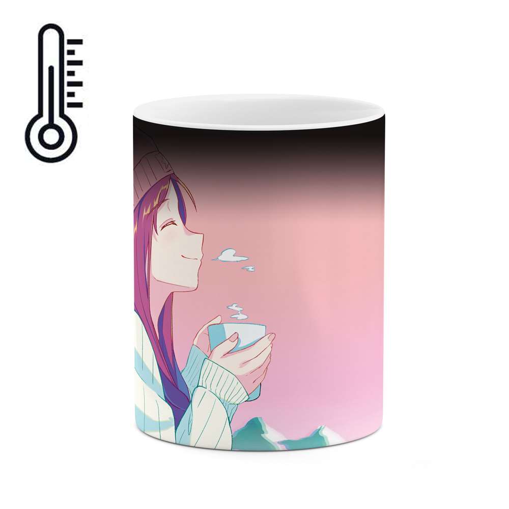 ماگ حرارتی طرح دخترونه مدل mgp00475