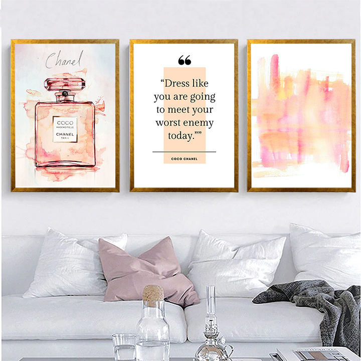 تابلو دکوراتیو مدل TC17 مجموعه 3 عددی 