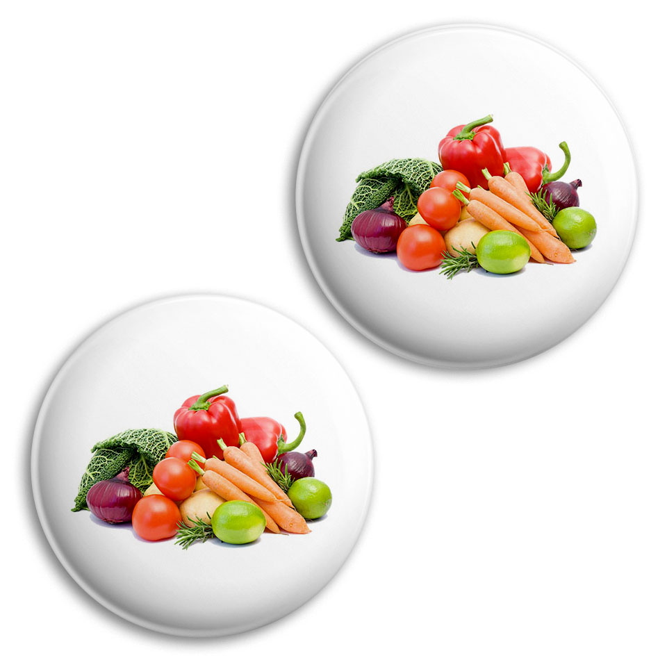 پیکسل پرمانه طرح میوه و سبزیجات کد pm2n.33930 مجموعه 2 عددی