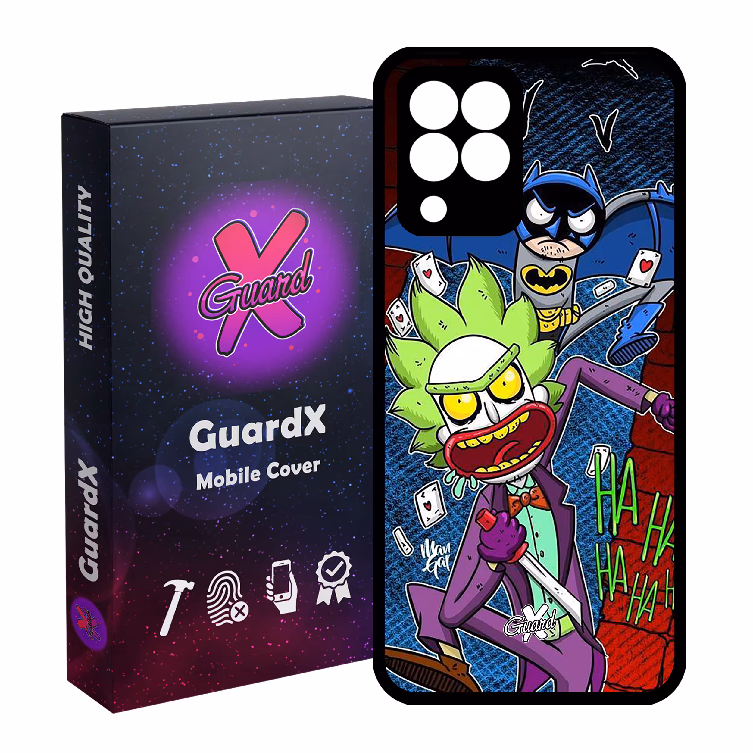 کاور گارد ایکس طرح Rick and Morty مدل Glass10154 مناسب برای گوشی موبایل سامسونگ Galaxy M33/M33 5G