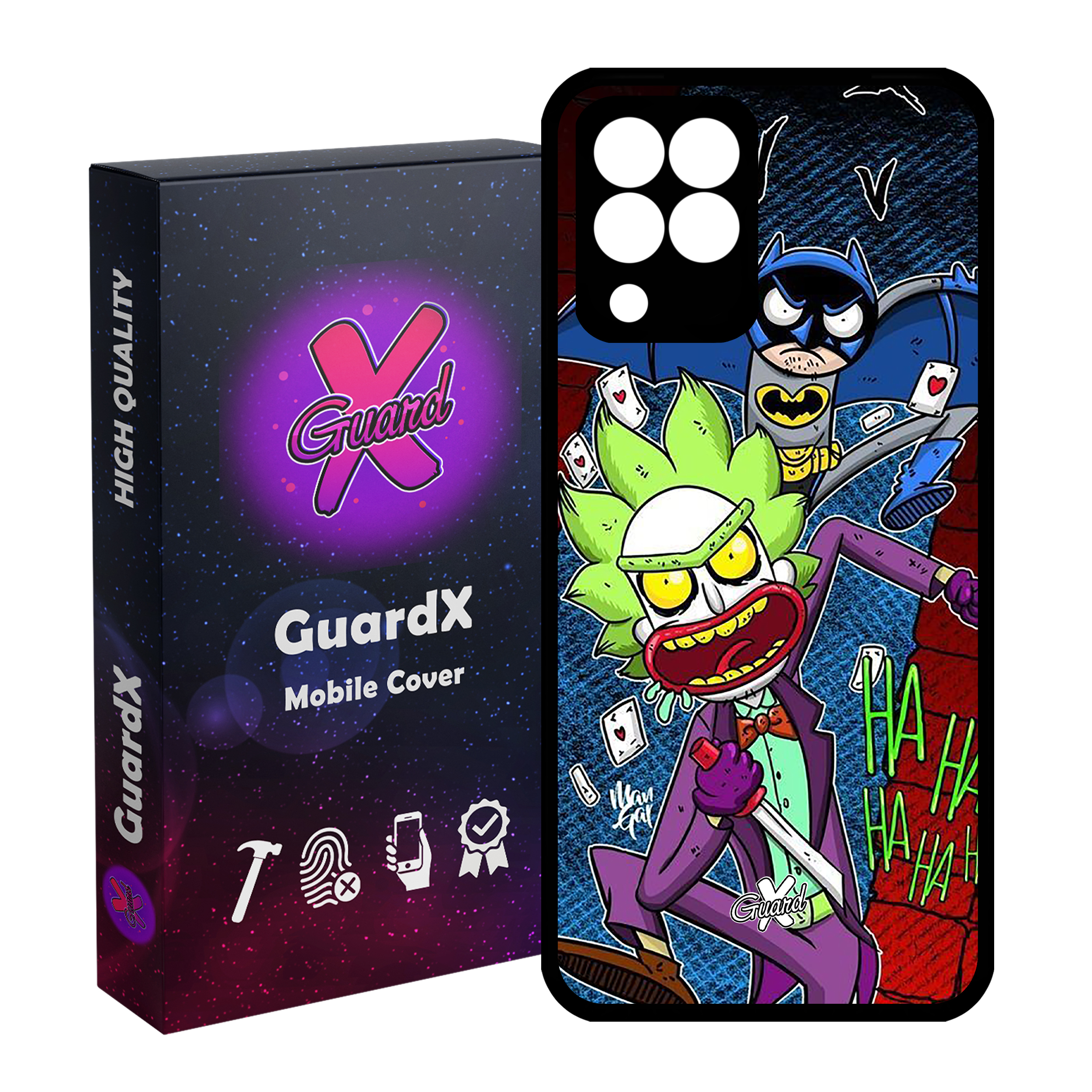 کاور گارد ایکس طرح Rick and Morty مدل Glass10154 مناسب برای گوشی موبایل سامسونگ Galaxy M33/M33 5G