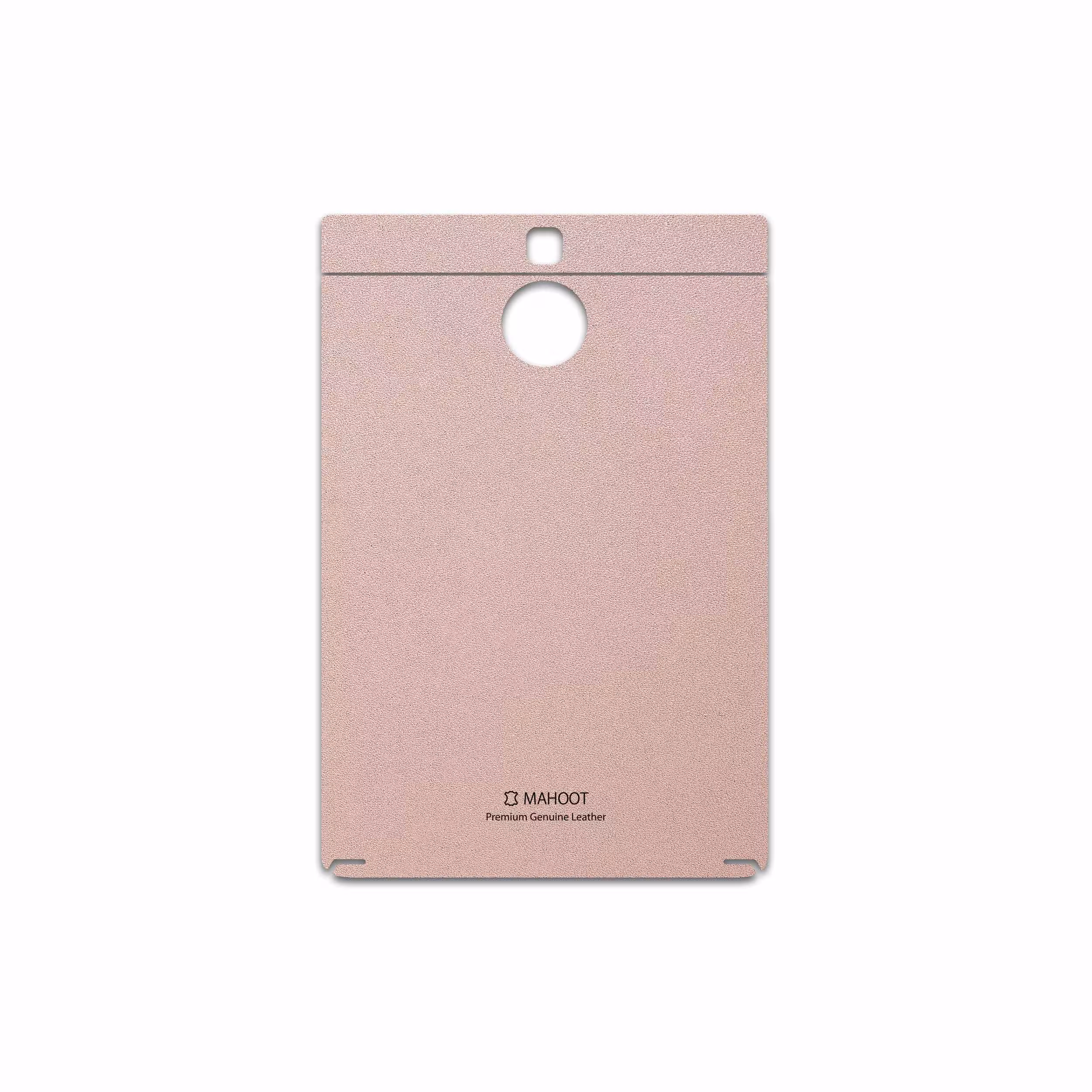برچسب پوششی ماهوت مدل Rose Gold Leather مناسب برای گوشی موبایل بلک بری Passport Silver Edition