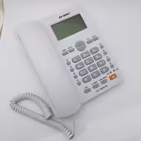 گوشی تلفن رومیزی برند N.INC مدل KX T880 رنگ مشکی