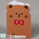 خرید دفترچه یادداشت حیوانات بانمک خرس قهوه ای کد 12006 | ایده بوک