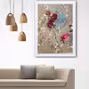 تابلو گالری استاربوی طرح گل مدل هنری L58
