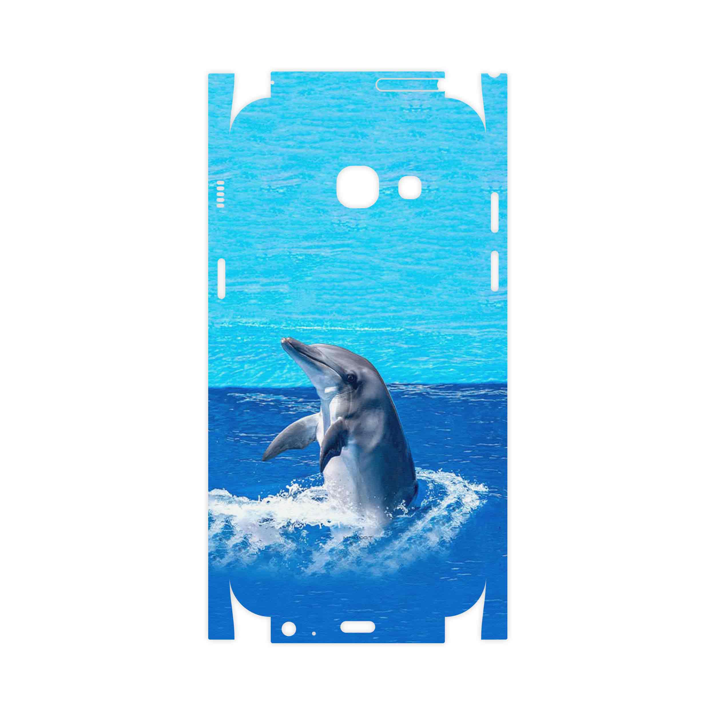 برچسب پوششی ماهوت مدل Dolphin-FullSkin مناسب برای گوشی موبایل سامسونگ Galaxy A3 2017