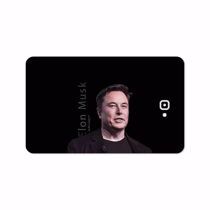 برچسب پوششی ماهوت مدل Elon Musk مناسب برای تبلت سامسونگ Galaxy Tab A 10.1 2016 T585