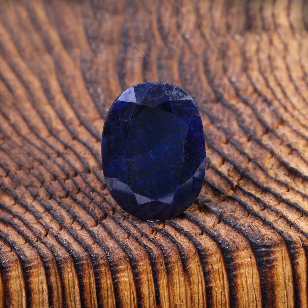 نگین یاقوت کبود کد 11185 - جواهری مشاهیر