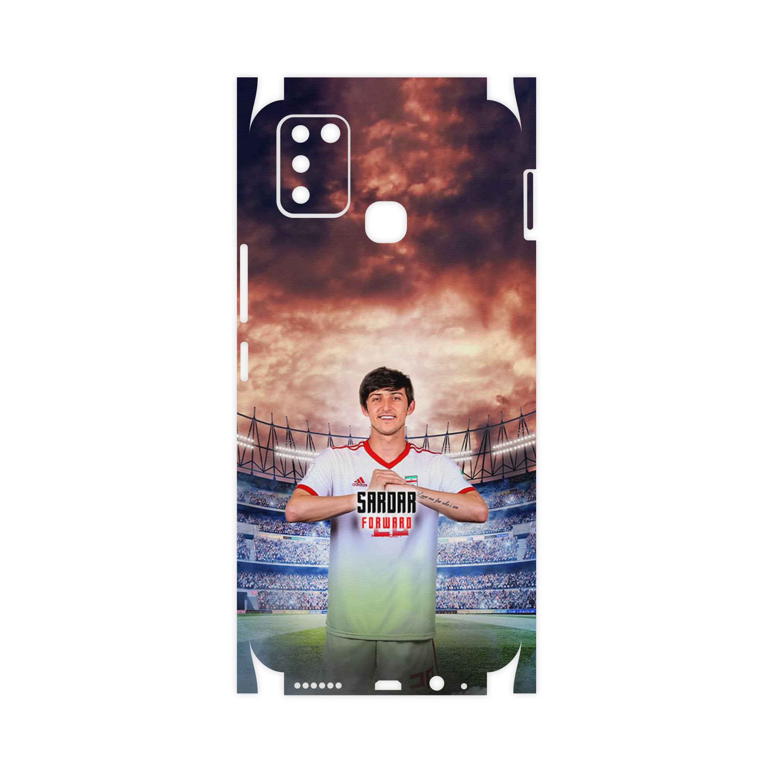 برچسب پوششی ماهوت مدل Sardar Azmoun-FullSkin مناسب برای گوشی موبایل اینفینیکس Smart 6 X657B