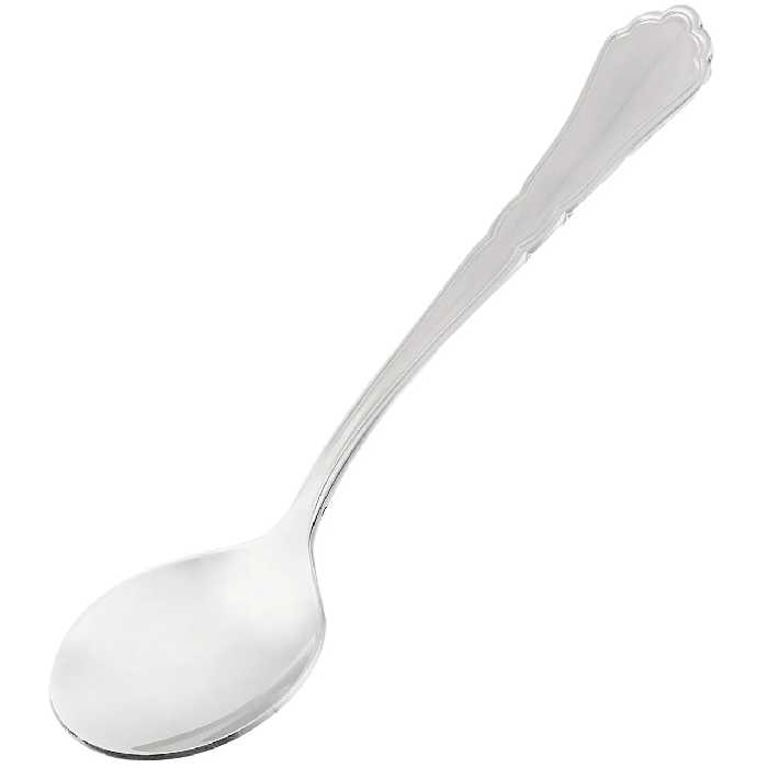 قاشق سوپ خوری صنایع استیل ایران مدل پاشا رویال براق