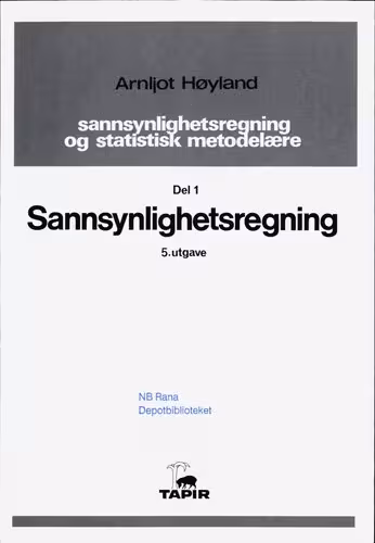خرید و دانلود نسخه کامل کتاب Sannsynlighetsregning og statistisk metodelære 1: Sannsynlighetsregning