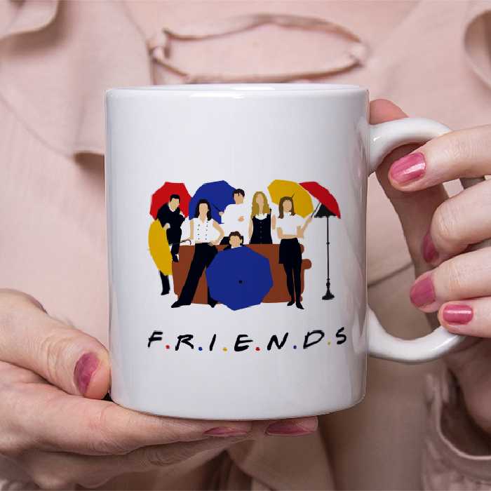 ماگ طرح فرندز مدل امیر عباس