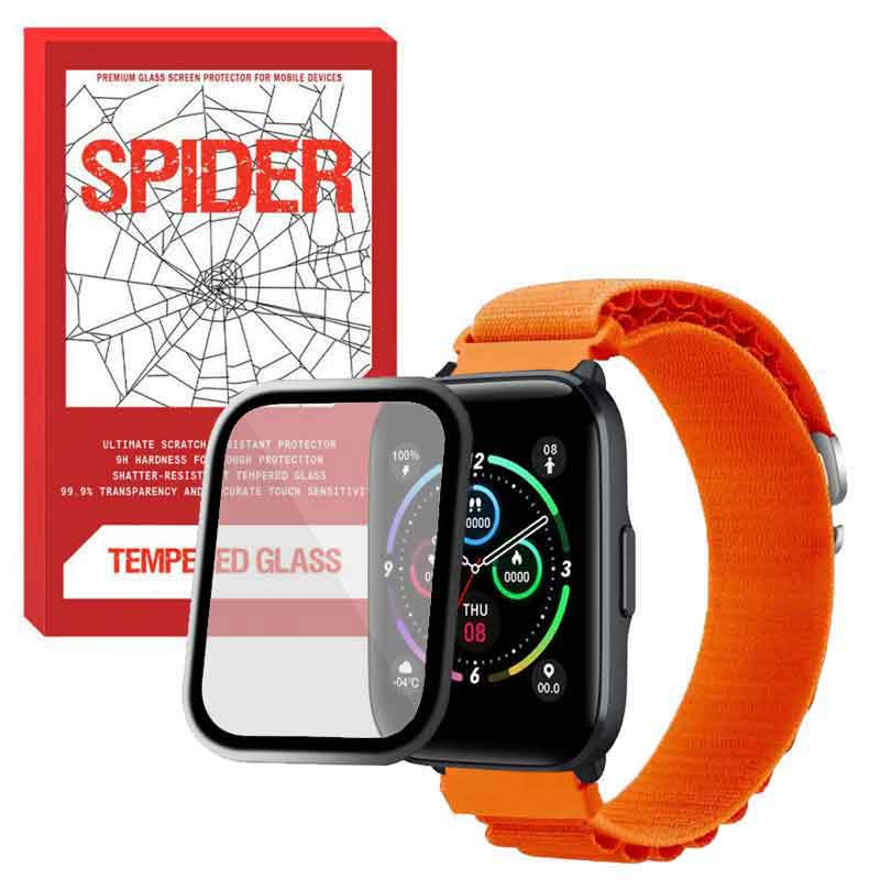 بند اسپایدر مدل LOOP ALPINE مناسب برای ساعت هوشمند میبرو C2 به همراه محافظ صفحه نمایش