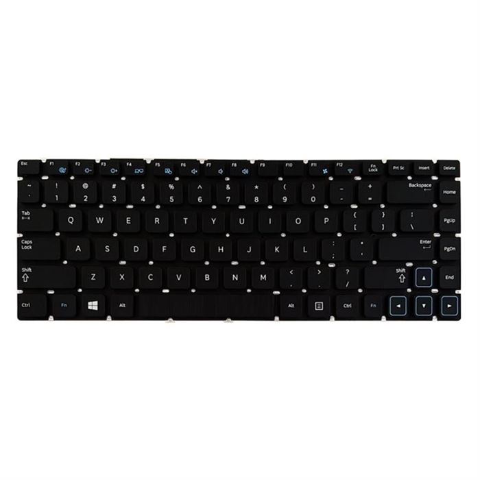 کیبورد لپ تاپ سامسونگ مدل NP300-E4A مشکی اینترکوچک بدون فریم