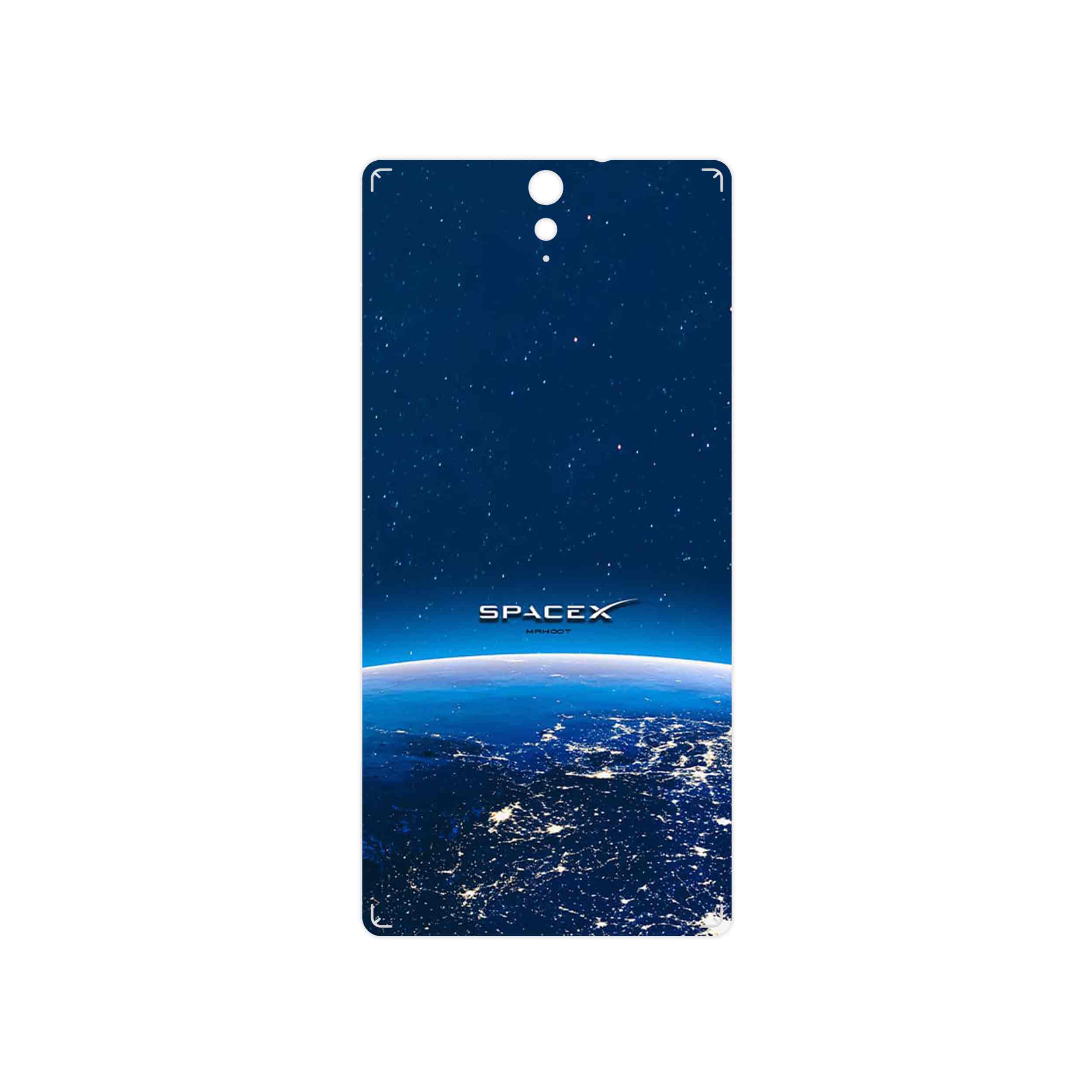 برچسب پوششی ماهوت مدل Space X مناسب برای گوشی موبایل سونی Xperia C5