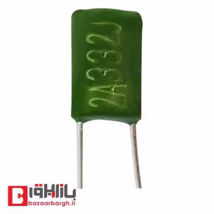 خازن پلی استر 3.3 نانو فاراد 100 ولت