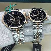 خرید ست ساعت زنانه و مردانه ستیزن سه موتوره فعال موتور ژاپن کیفیت عالی جنس استیل رنگ ثابت کد 2115526 - ردگل