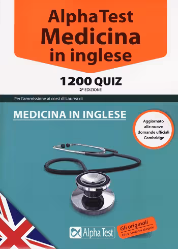کتاب Alpha Test Medicina in inglese 1200 quiz