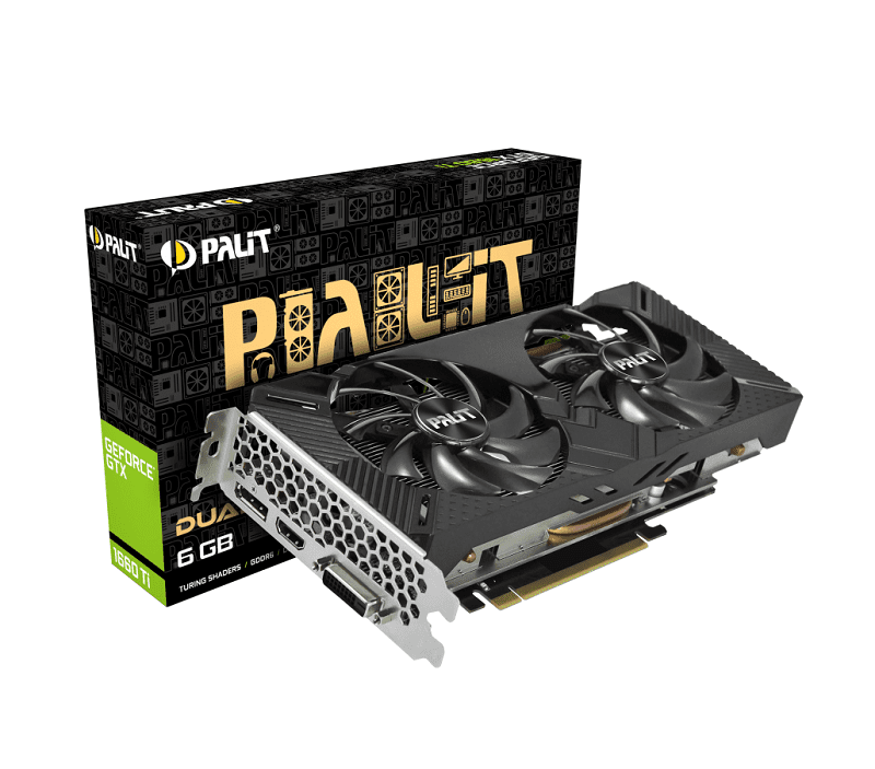کارت گرافیک پلیت GeForce GTX 1660TI-Dual