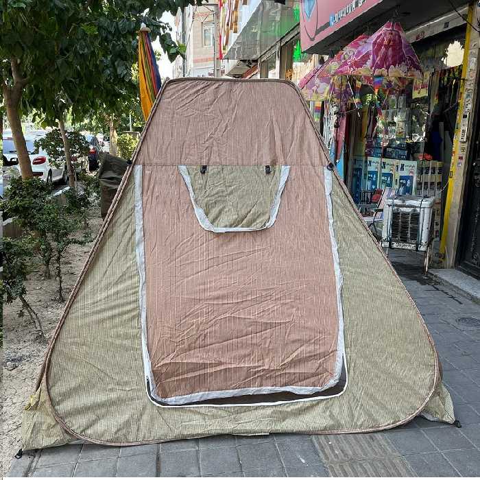 چادر مسافرتی و الاچیق و پشه بند 8نفره کمپ سفر ماشین 206 پراید توسان پژو کد221