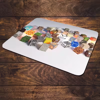 ماوس پد طرح Cubes کد A41