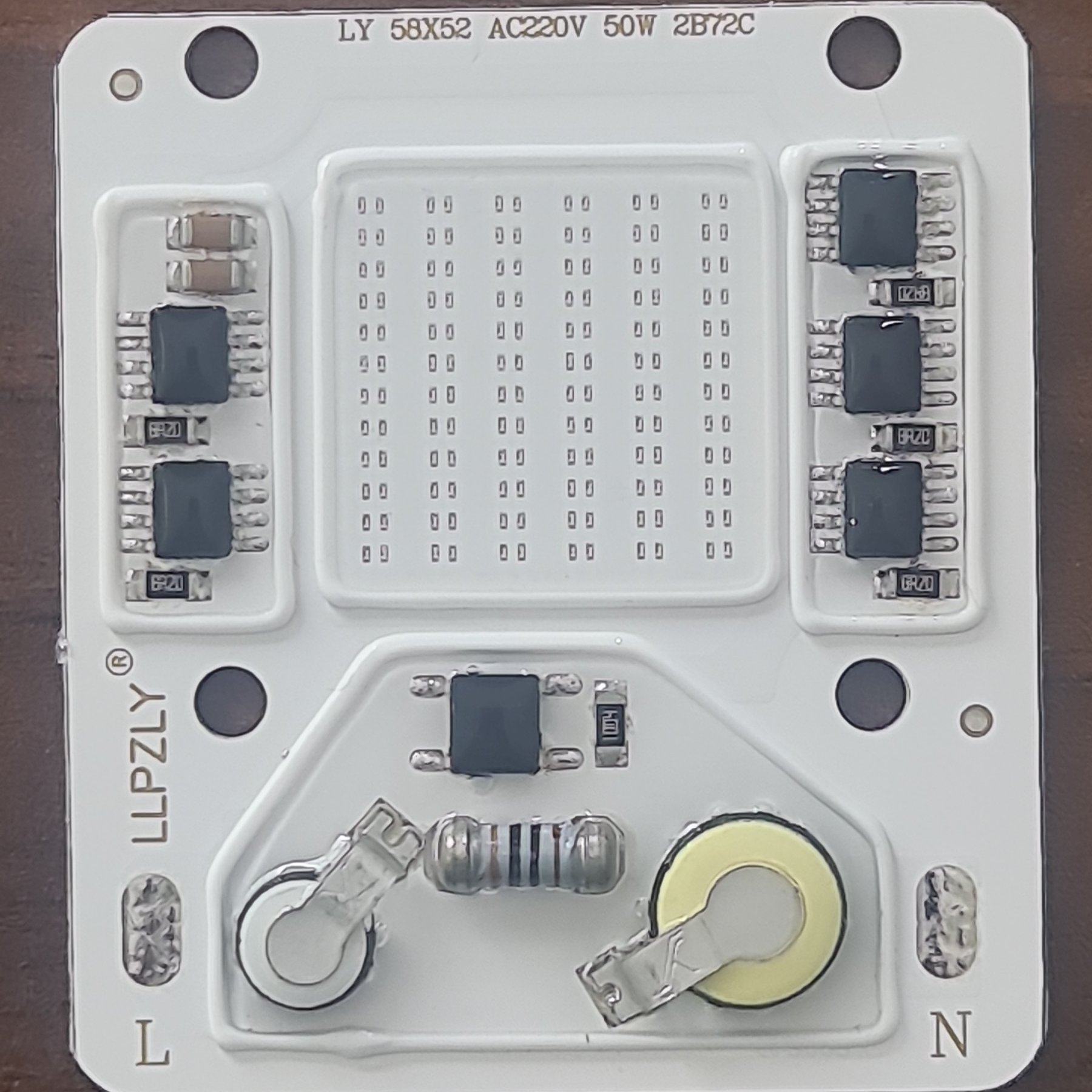 چیپ 50 وات پروژکتوری آبی