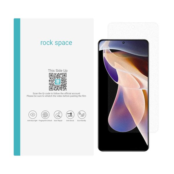 گلس شیائومی Redmi note 11 pro plus مدل نانو هیدروژل مات برند راک اسپیس کد S