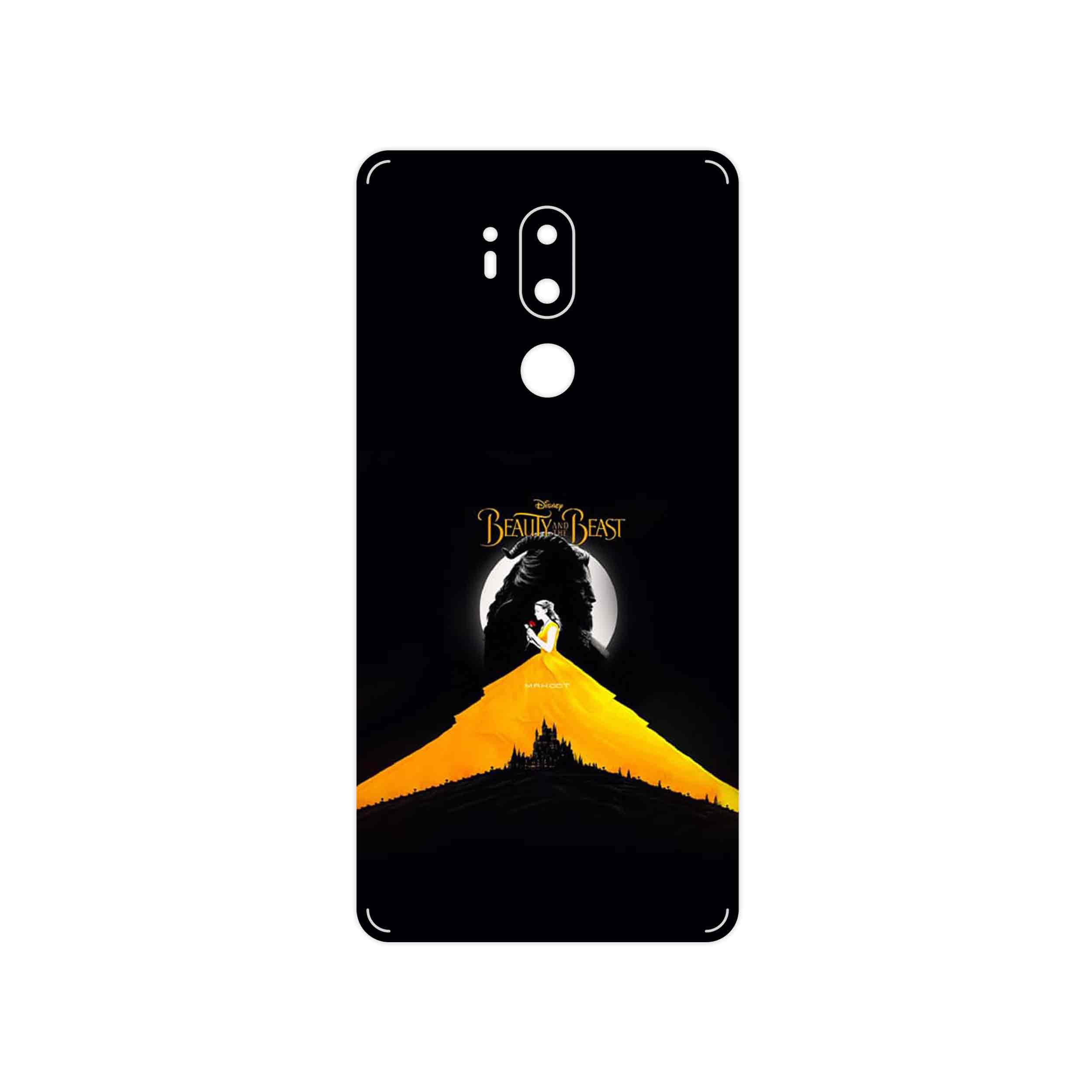 برچسب پوششی ماهوت مدل Beauty and the Beast مناسب برای گوشی موبایل ال جی G7 PLUS THINQ