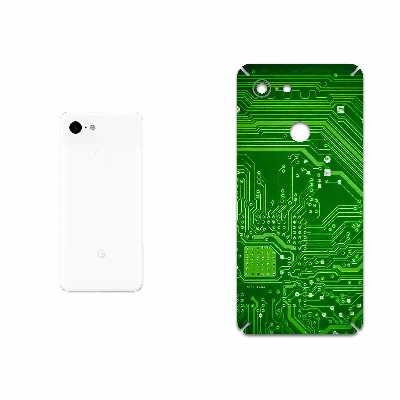 برچسب پوششی ماهوت مدل Green Printed Circuit Board مناسب برای گوشی موبایل گوگل Pixel 3
