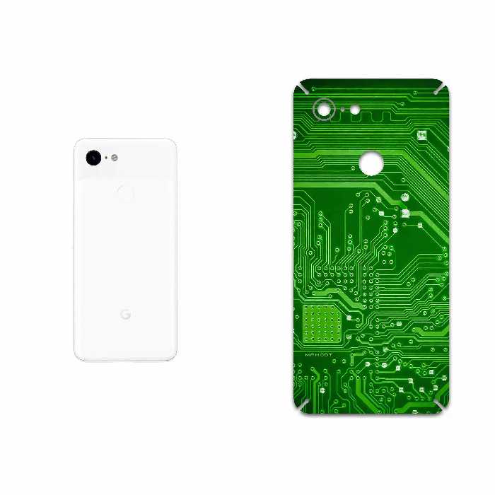 برچسب پوششی ماهوت مدل Green Printed Circuit Board مناسب برای گوشی موبایل گوگل Pixel 3