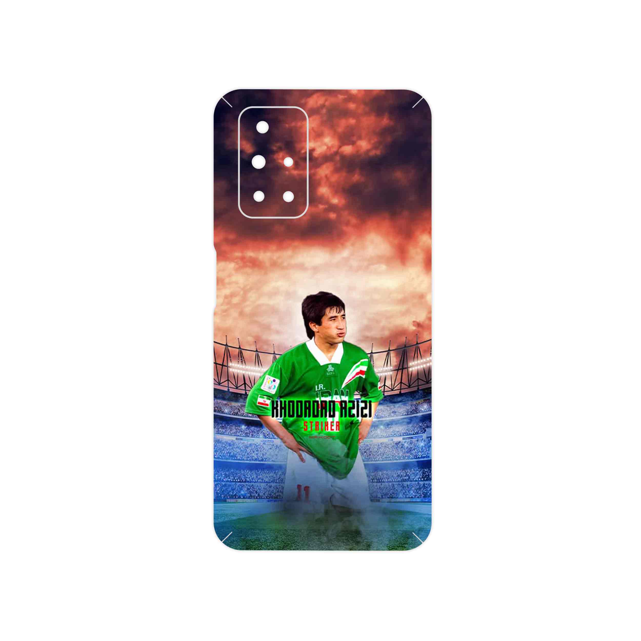 برچسب پوششی ماهوت مدل Khodadad Azizi مناسب برای گوشی موبایل شیائومی Redmi 10 Prime