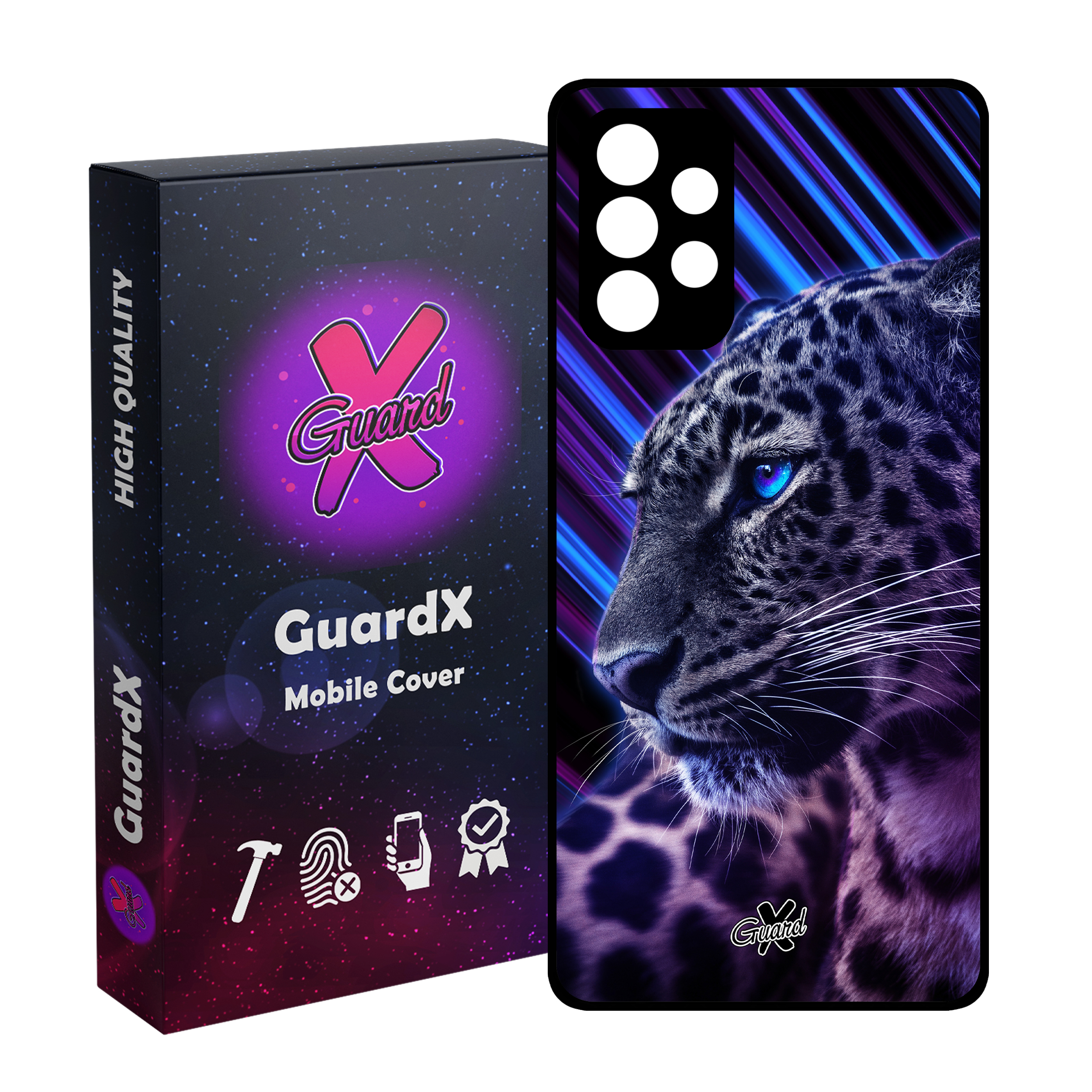 کاور گارد ایکس طرح Leopard مدل Glass10206 مناسب برای گوشی موبایل سامسونگ Galaxy A52s
