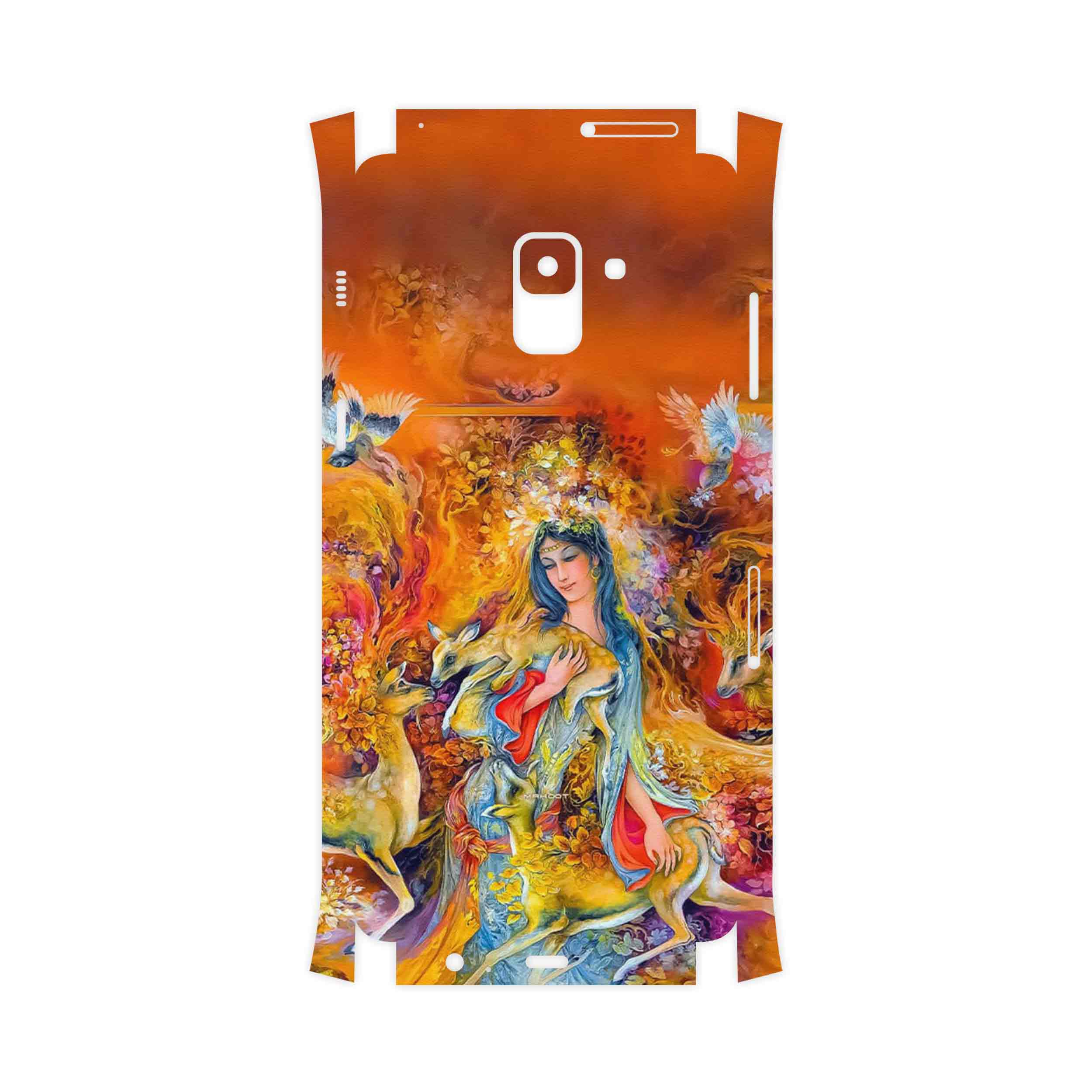برچسب پوششی ماهوت مدل Persian miniature 2-FullSkin مناسب برای گوشی موبایل سامسونگ Galaxy A8 Plus 2018