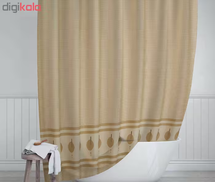 پرده حمام دلفین کد Ev-5030 v3 سایز 200×180 سانتی متر 