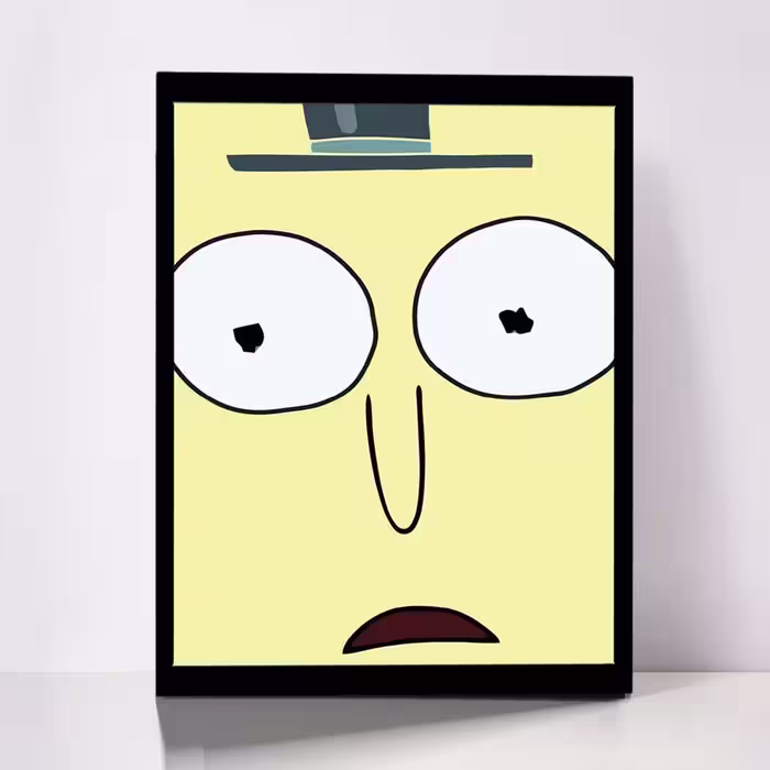 تابلو مدل Rick &amp; Morty کد F-1039