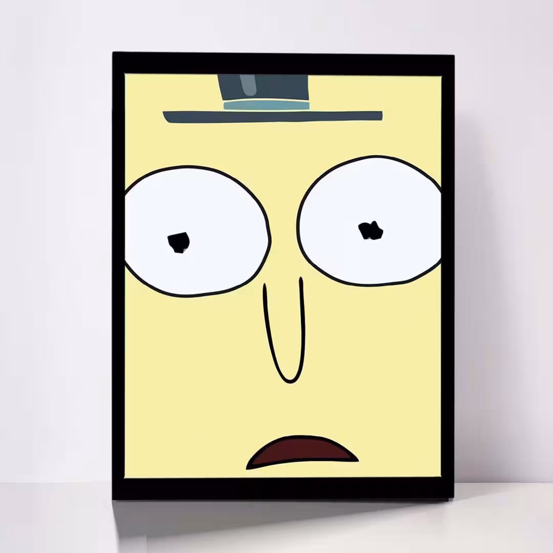 تابلو مدل Rick &amp; Morty کد F-1039